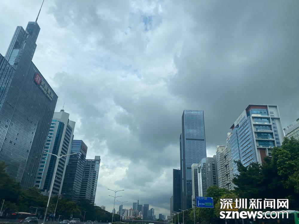 深圳暴雨过后，城市风光焕新气象速报