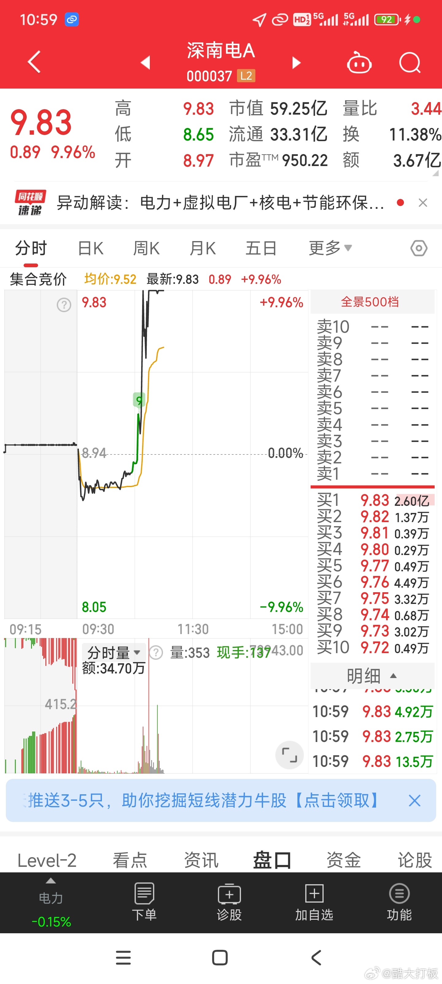 深南电A股票最新动态解析与市场动向一览